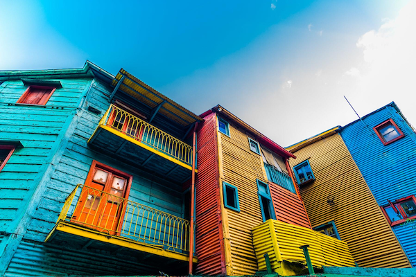 Colorful buildings in La Boca