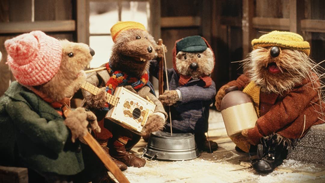A still from the holiday television special Emmet Otter's Jug-Band Christmas
