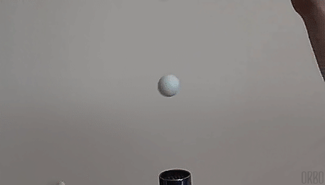 Hair dryer floats a ping pong ball