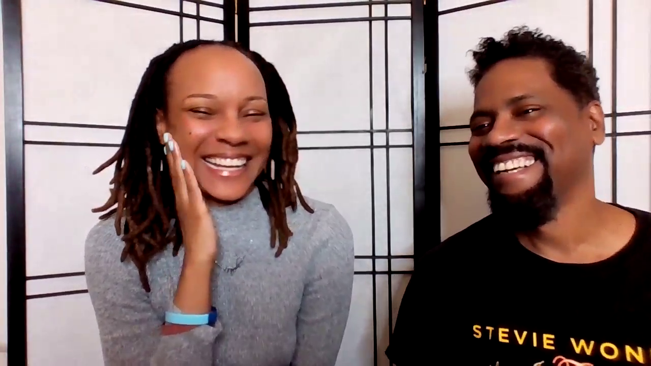 Nambi E. Kelley and Daniel Carlton in conversation.